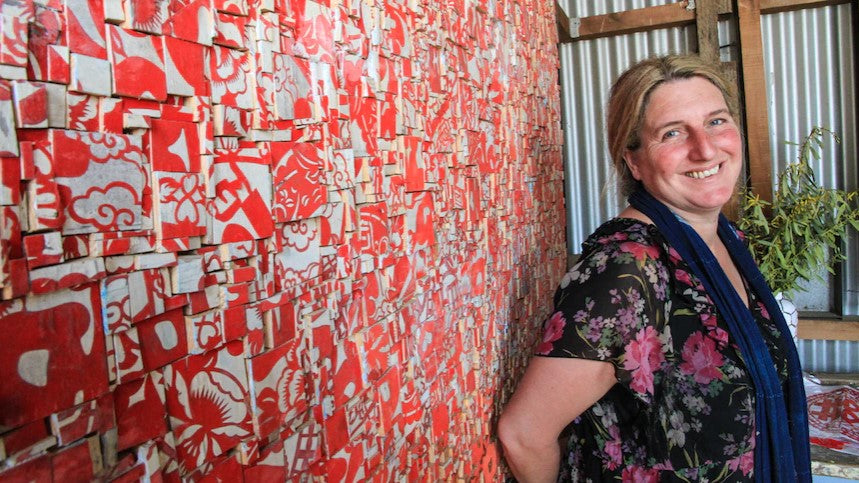 Artist Tanya Stubbles recovers from brain injury with massive work for Chinese client