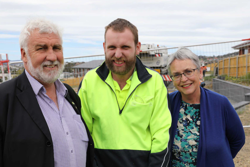 Twenty-year waitlist for disability housing leads Tasmanian father Bob Gordon to find his own solution