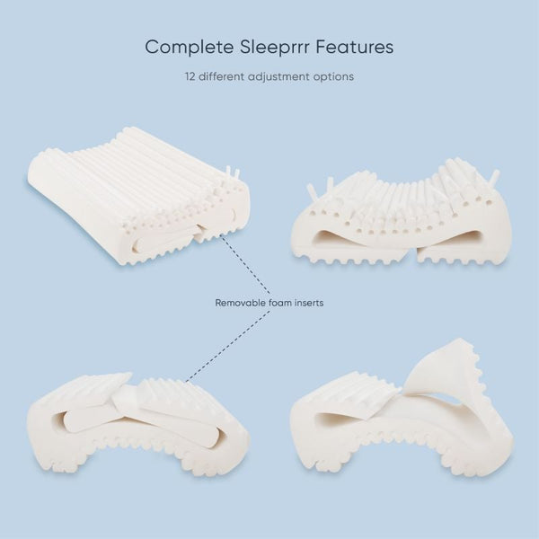 Complete Sleeprrr Original - Adjustable Memory Foam Pillow - Soft Version