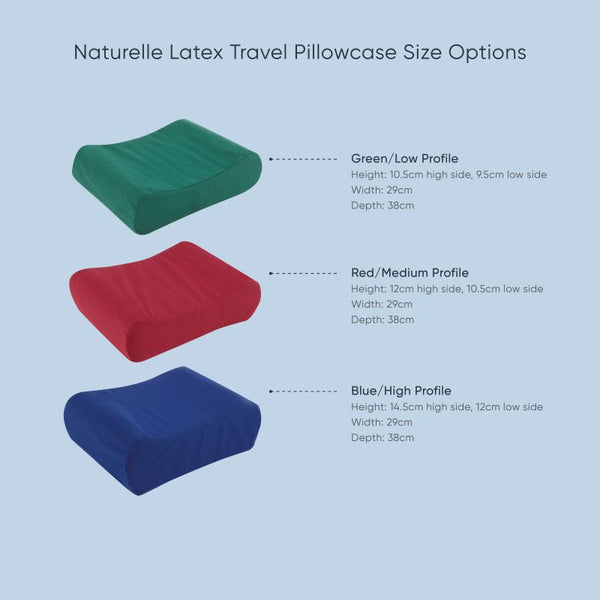 Naturelle Latex Travel Pillow Over Slip (6201100009640)