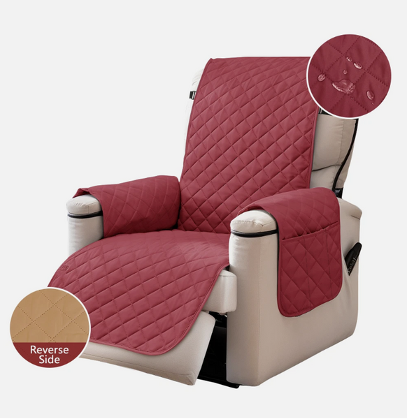 SecureFit Recliner Chair Cover with Anti-Slip System