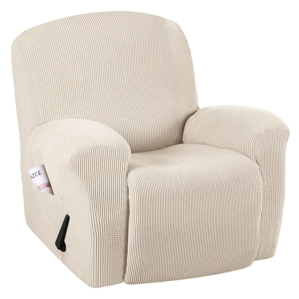 Thick & Soft Jacquard Recliner Chair Cover (6892941476008)