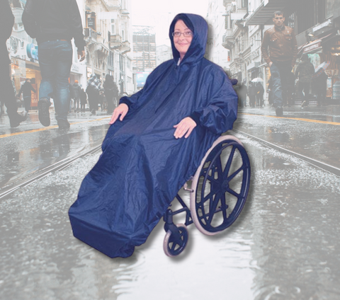 Wheelchair Mac with Sleeves - Blue (5797370167464)