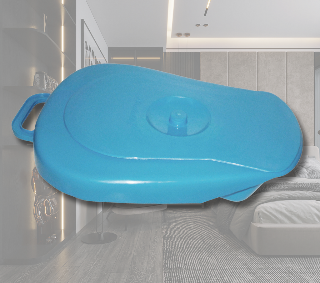 Ausnew Home Care Disability Services Plastic Bedpan with Lid | mount druitt, rooty hill, blacktown, penrith (5771719966888)