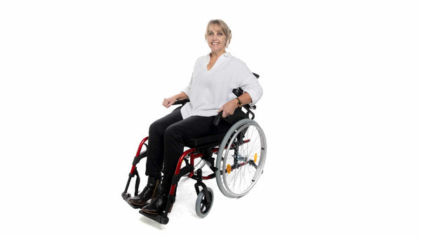 Breezy BasiX 2 Folding Wheelchair (6287689384104)