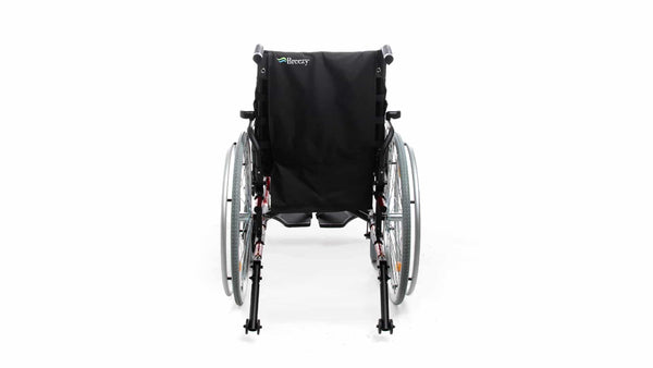 Breezy BasiX 2 Folding Wheelchair (6287689384104)
