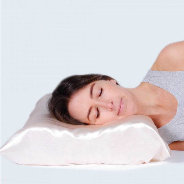Satin Beauty Pillow - Contoured Memory Foam - Helps minimise wrinkles (6175793152168)