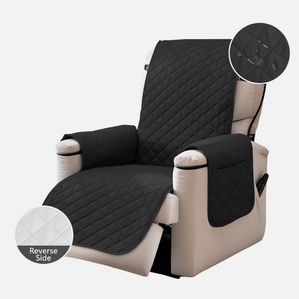 SecureFit Recliner Chair Cover with Anti-Slip System