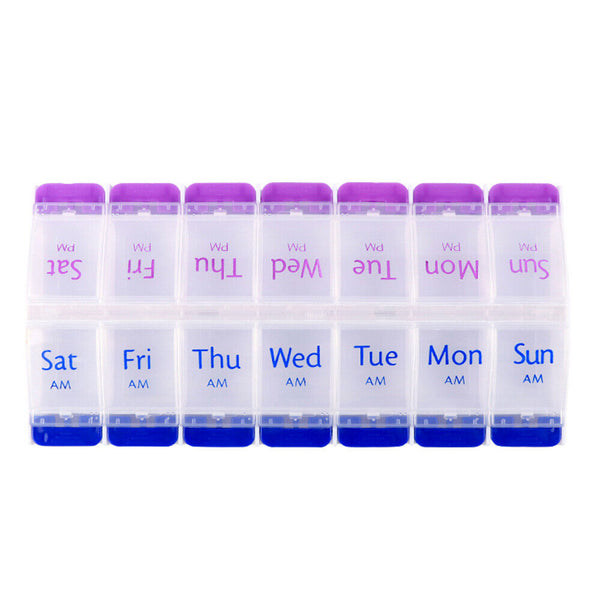 7-Slot AM/PM Weekly Pill Box (8167112769773)