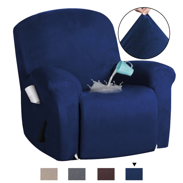 Non-Slip Stretch Suede Recliner Couch Cover (8711311032557)