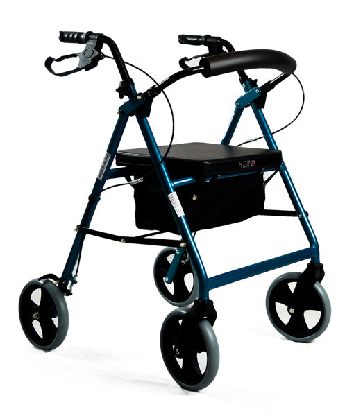 Ausnew Home Care Disability Services  Hero Quad Seat Walker – 8 inch wheels | NDIS Approved, mount druitt, rooty hill, blacktown, penrith (6267746812072)