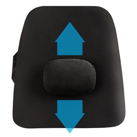 Wide-back Backrest Cushion - Adjustable Lumbar Support (8112504242413)