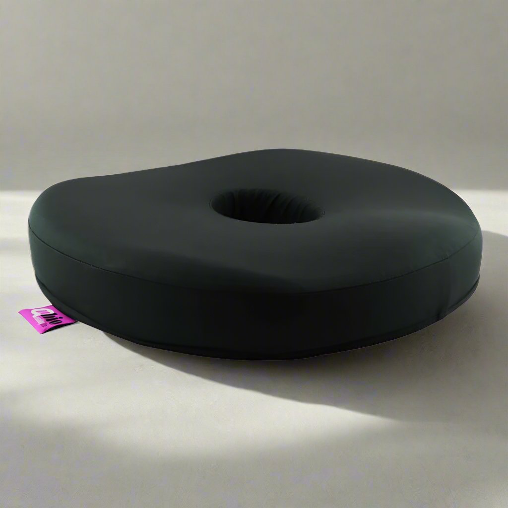 Ergonomic Donut Cushion with Wipeable Cover (7537014112493)