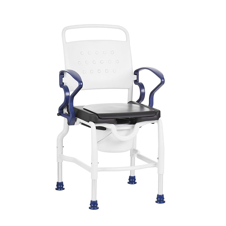Ausnew Home Care Disability Services Rebotec Konstanz – Shower Commode Chair with PU Soft Seat | NDIS Approved, mount druitt, rooty hill, blacktown, penrith (6127890727080)