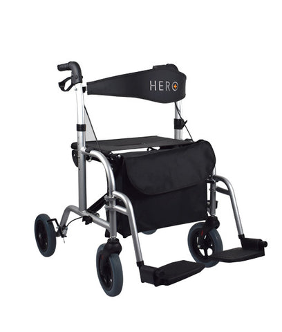 Ausnew Home Care Disability Services Hero Wheelchair/Rollator – FUSION 2 IN 1 | NDIS Approved, mount druitt, rooty hill, blacktown, penrith (6265457017000)