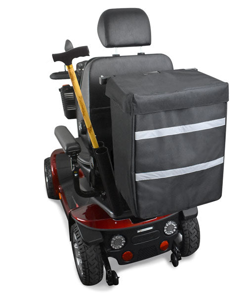Mobility Scooter Rear Bag and Cane Holder (6546362073256)