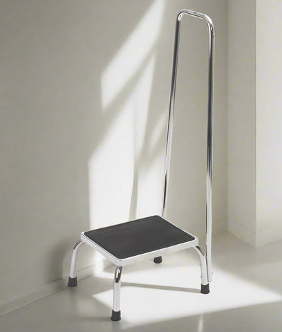 Ausnew Home Care Disability Services Step Stool with Handrail | mount druitt, rooty hill, blacktown, penrith (6557603135656)