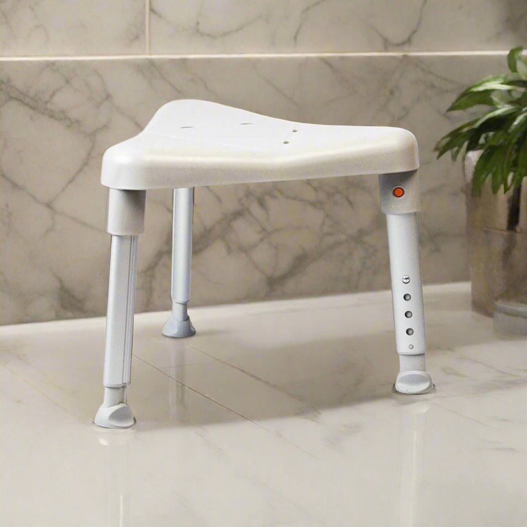 Ausnew Home Care Disability Services Triangular Shower Stool Low | NDIS Approved, mount druitt, rooty hill, blacktown, penrith (6155585487016)