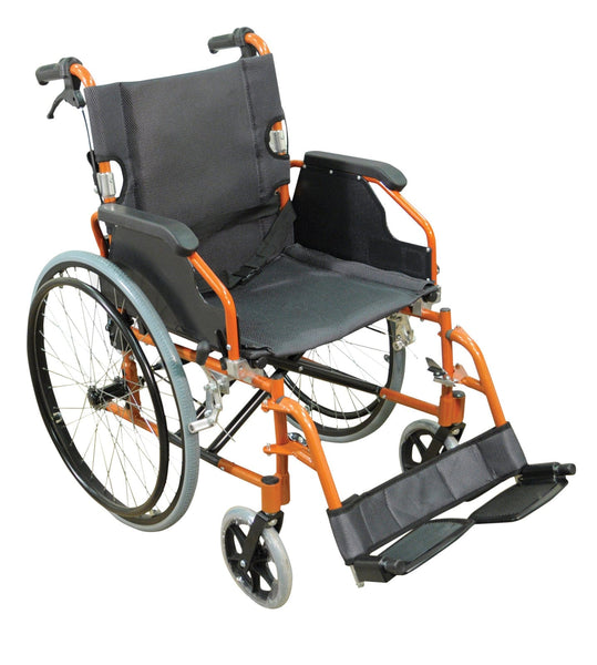 Ausnew Home Care Disability Services Deluxe Lightweight Self Propelled Aluminium Wheelchair | NDIS Approved, mount druitt, rooty hill, blacktown, penrith (5845884207272)