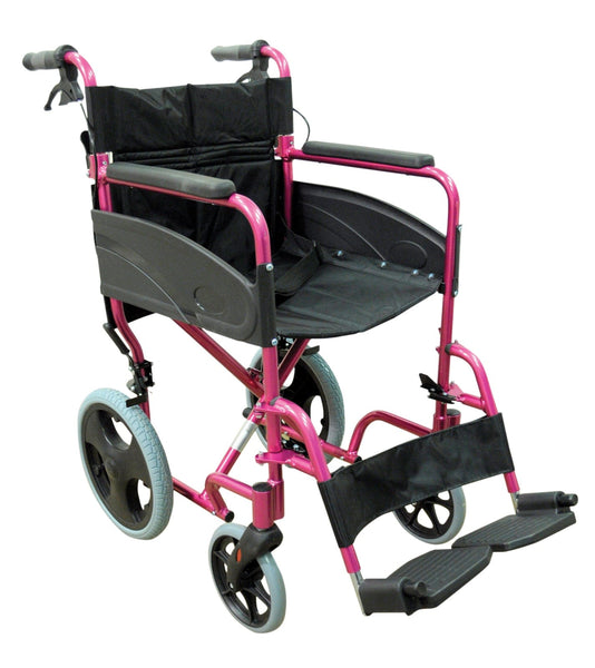 Ausnew Home Care Disability Services Compact Transport Aluminium Wheelchair | NDIS Approved, mount druitt, rooty hill, blacktown, penrith (5845342617768)