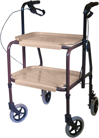 Ausnew Home Care Disability Services Height Adjustable Kitchen Strolley Trolley with Brakes | NDIS Approved, mount druitt, rooty hill, blacktown, penrith (5785517949096)