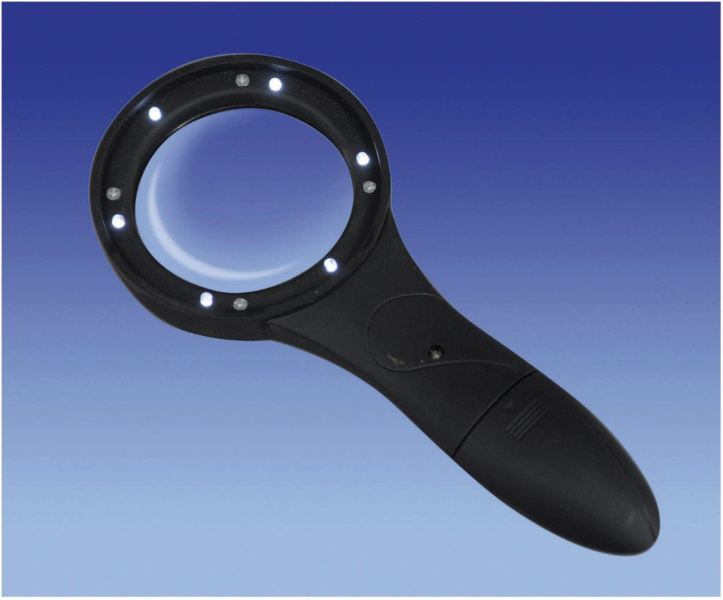 Ausnew Home Care Disability Services Deluxe Comfort Grip Magnifier with 6 LED Lights | NDIS Approved, mount druitt, rooty hill, blacktown, penrith (5784829984936)