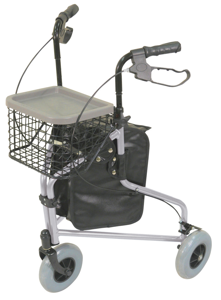 Ausnew Home Care Disability Services Lightweight Tri Walker with Bag and Basket | NDIS Approved, mount druitt, rooty hill, blacktown, penrith (5795851993256)