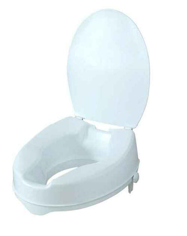 Raised Toilet Seat with Lid - 15cm (7103183061160)