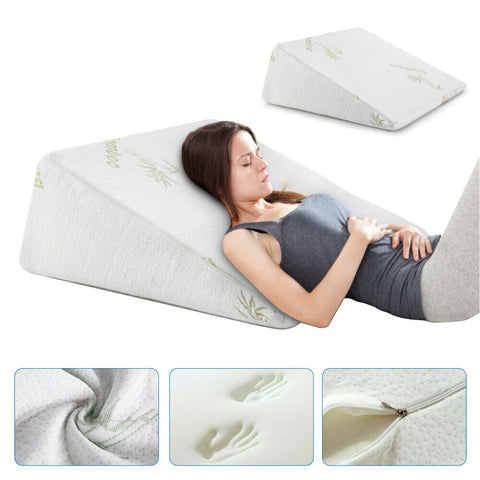 Memory Foam Bed Wedge - Bamboo Fabric Cover (8099846848749)