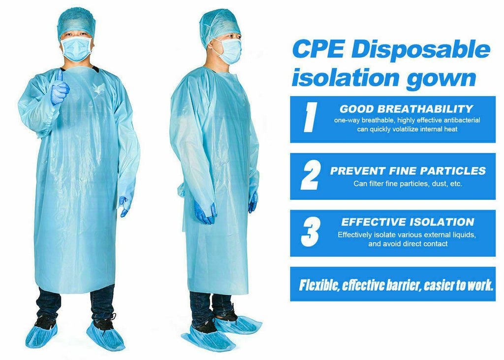 Disposable Isolation Thumb Loop | CPE Gowns (7550583079149)