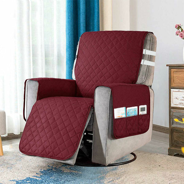 Recliner Chair Cover with Non Slip Strap (8004166320365)