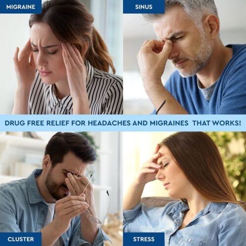 Hot & Cold Head Wrap - Natural Migraine Relief (7758511767789)