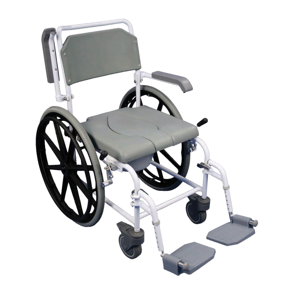 Ausnew Home Care Disability Services Self Propelled Commode and Shower Chair | NDIS Approved, mount druitt, rooty hill, blacktown, penrith (5846218408104)