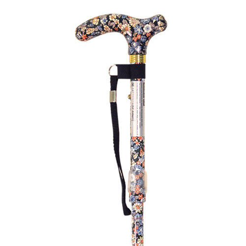 Ausnew Home Care Disability Services Japanese Floral Deluxe Folding Walking Cane | NDIS Approved, mount druitt, rooty hill, blacktown, penrith (6080016253096)